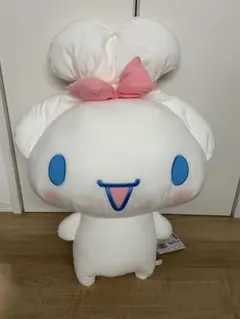値下げ！シナモロール ぬいぐるみ　超超BIGぬいぐるみ　にっこりみみむすび