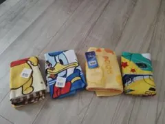 キャラクター フェイスタオル 4枚セット