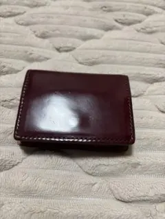 【PRARE】コードバン　コインケース　バーガンディ