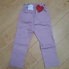 アプレレクール　ハートポケット　きゅんパンツ 10分丈　ピンク　110　キッズ