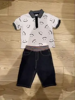 PAUL SMITH スマイリーフェイスポロシャツ＆ズボンセット