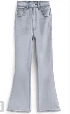 GRL フリージアハイウエストフレアデニムパンツCu522