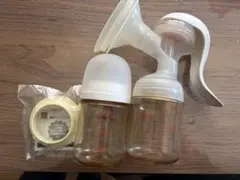 搾乳機　手動　哺乳瓶