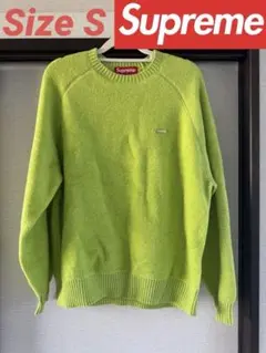 【新品未使用】 Supreme ライムグリーン ニットセーター　S Size