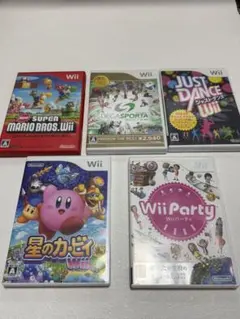 Wii ソフト 5本セット まとめ売り - メルカリ