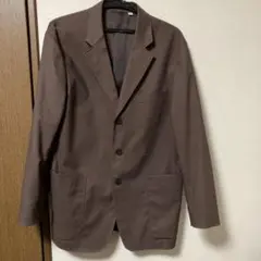 ブラウン テーラードジャケット Mサイズ　ユニクロ　茶色