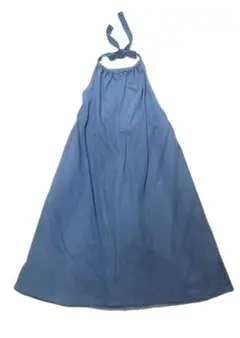 デニムロングワンピース