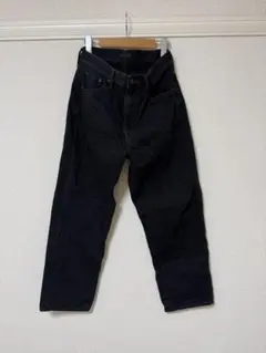 UNIQLO バギージーンズ　ブラック　28(71cm)