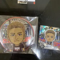 龍 75mm 缶バッジ レア スクエアステッカー セット カウントダウン