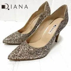 美品❣️DIANA グリッターパンプス ハイヒールのサムネイル