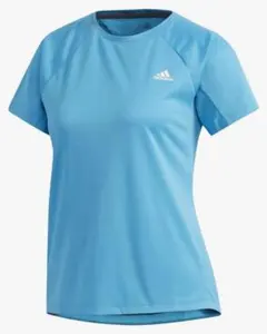 adidas レディース Tシャツ FTF32 青