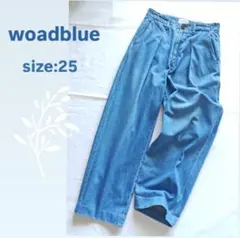 ウォードブルーwoadblue タックワイドデニムパンツFENNEL本澤裕治25