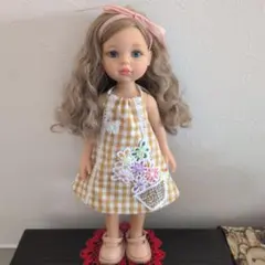 パオラレイナドール ✩ホルダーネックワンピース　花モチーフ付き③のサムネイル