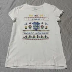 ラルフローレン　Tシャツ 半袖　140 刺繍　ホワイト