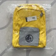 新品未使用♢プチバトー リフレクター付き ロゴリュック　黄色 イエロー