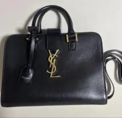 YSL ブラックレザー ハンドバッグ