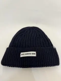 【UNIQLO】ANYA HINDMARCH ニット帽 ネイビー