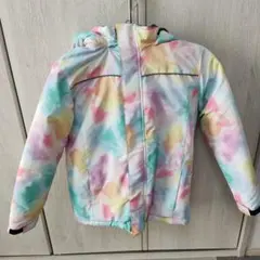 子供用タイダイ柄スノーボードウェア　140