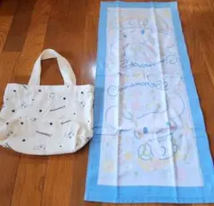 シナモロール トートバッグとフェイスタオルセット