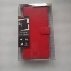 【新品】スマホケース ray-out Redmi 9T 手帳型 レッドのサムネイル