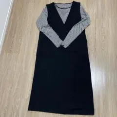 コーエン　ワンピース、ボーダーTシャツ