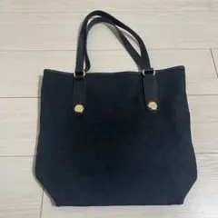 ねこ様専用　GUCCI ブラック トートバッグ　ロゴ　グッチ　難あり