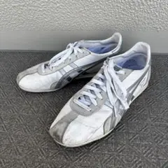 オニツカタイガー　RUNSPARK D201L ホワイト　シルバー　27.0