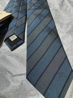 BURBERRY ストライプ ネクタイ ダークブルー