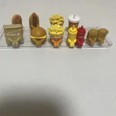 MACHIBOKE ファストフード ミニチュアフィギュア 9点セット