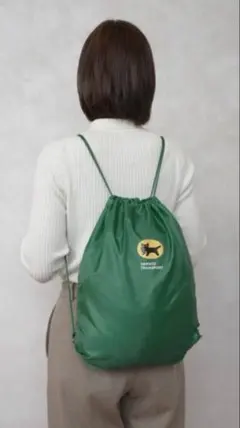 万博 ヤマト運輸 ナップザック 緑色
