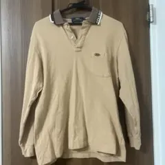 SPALDING 長袖ポロシャツ ベージュ