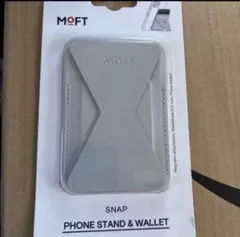 MOFT SNAP スマホスタンドと財布 グレー