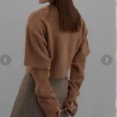 CLANE/SHAGGY AMERICAN SLEEVE KNIT TOPS 1 - メルカリ