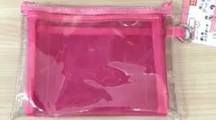推し色クリアポーチ ピンク キャンドゥ 推し活