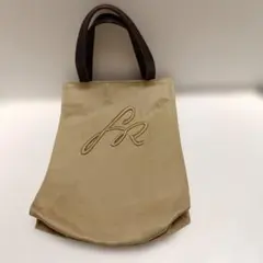 SONIA RYKIEL　ベージュ キャンバストートバッグ ロゴ刺繍のサムネイル