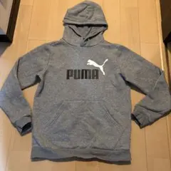 【16、17日限定＆最終値下げ！】PUMA グレーパーカー 160cmフード付き