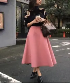 AMERI VINTAGE 美品 アメリヴィンテージ　冬　フレアスカート ピンク