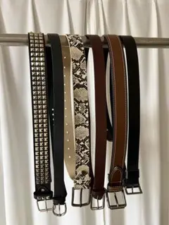 美品 ビンテージベルト 6点セット