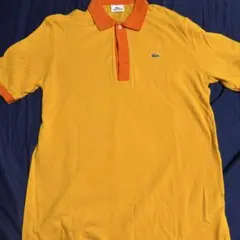 LACOSTE ポロシャツ　メンズ バイカラー　コットン100 サイズ4