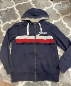 TOMMY HILFIGER ネイビー パーカー Lサイズ