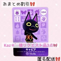 Kaz＊゜様リクエスト品3点♡ どうぶつの森 amiiboカード あつ森