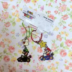 ユニバ　スーパーニンテンドーワールド ペアストラップ マリオ ルイージ