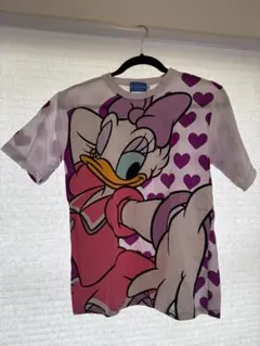 東京ディズニー⭐︎デイジーダック ハート柄 Tシャツ Sサイズ