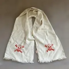 ビンテージ 40s 50s スカル レーヨン ストール vintage ドクロのサムネイル