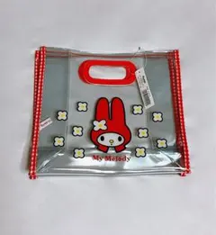 マイメロディ ビニールバッグ クリアバッグ サンリオ 平成レトロ トートバッグ