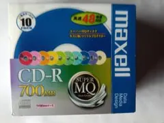 maxell CD-R 700MB 10色カラーディスク 10枚パック