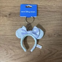 ディズニー　カチューシャ　水色　レース　カチューシャ　キーチェーンのサムネイル