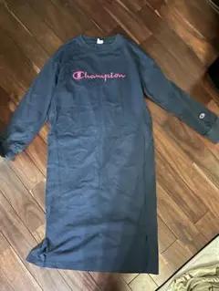 Champion ネイビー ロングワンピース