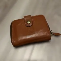 IL BISONTE ラウンドジップウォレット ヤケヌメ