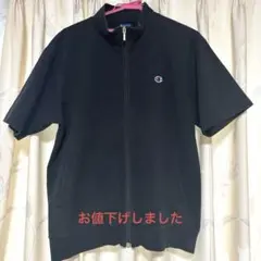 Champion チャンピオン　半袖ジップアップスエット　メンズL 美品
